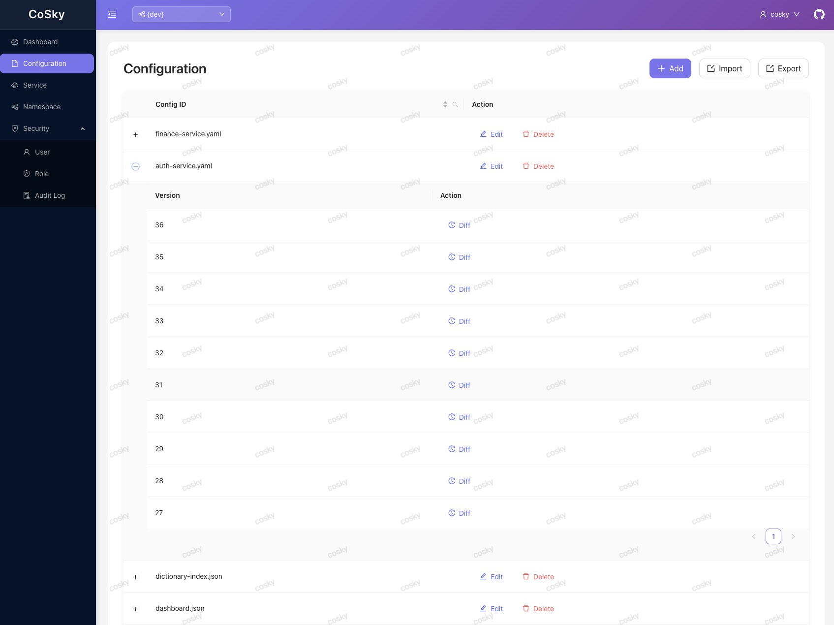 Config